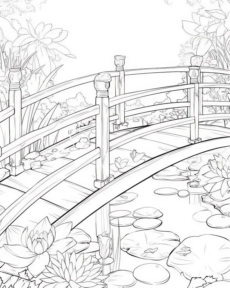 Tranh Tô Màu Phong Cảnh Giúp Giải Trí Cho Người Lớn 10