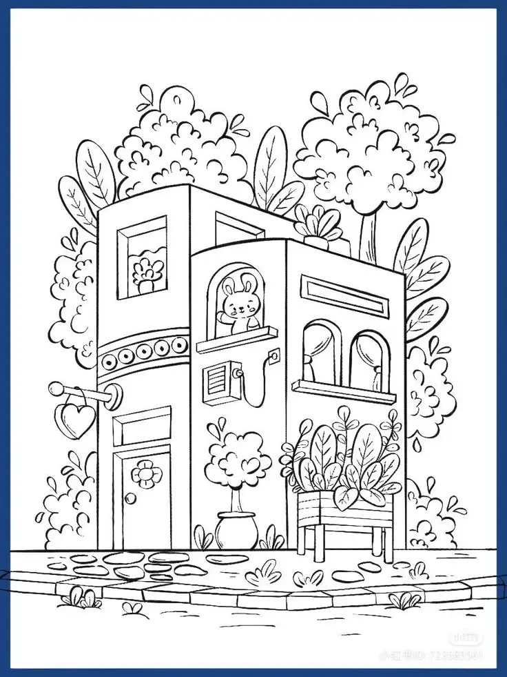 Tranh Tô Màu Phong Cảnh Giúp Giải Trí Cho Người Lớn 43