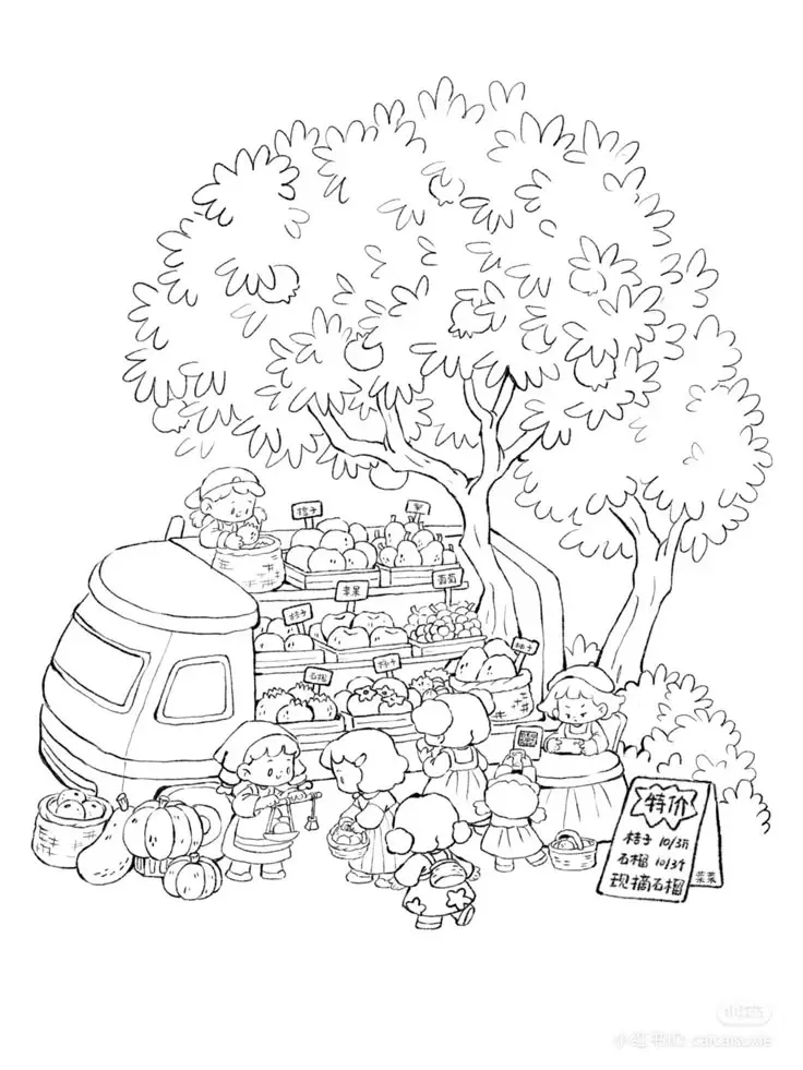 Tranh Tô Màu Phong Cảnh Giúp Giải Trí Cho Người Lớn 49