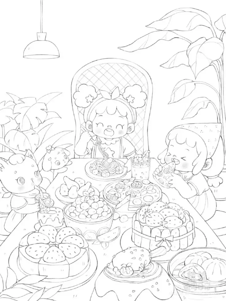 Tranh Tô Màu Phong Cảnh Giúp Giải Trí Cho Người Lớn 52