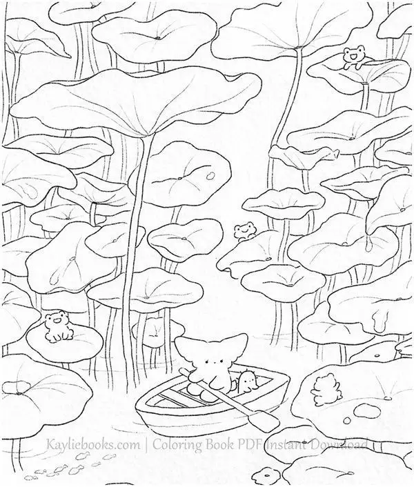 Tranh Tô Màu Phong Cảnh Giúp Giải Trí Cho Người Lớn 59