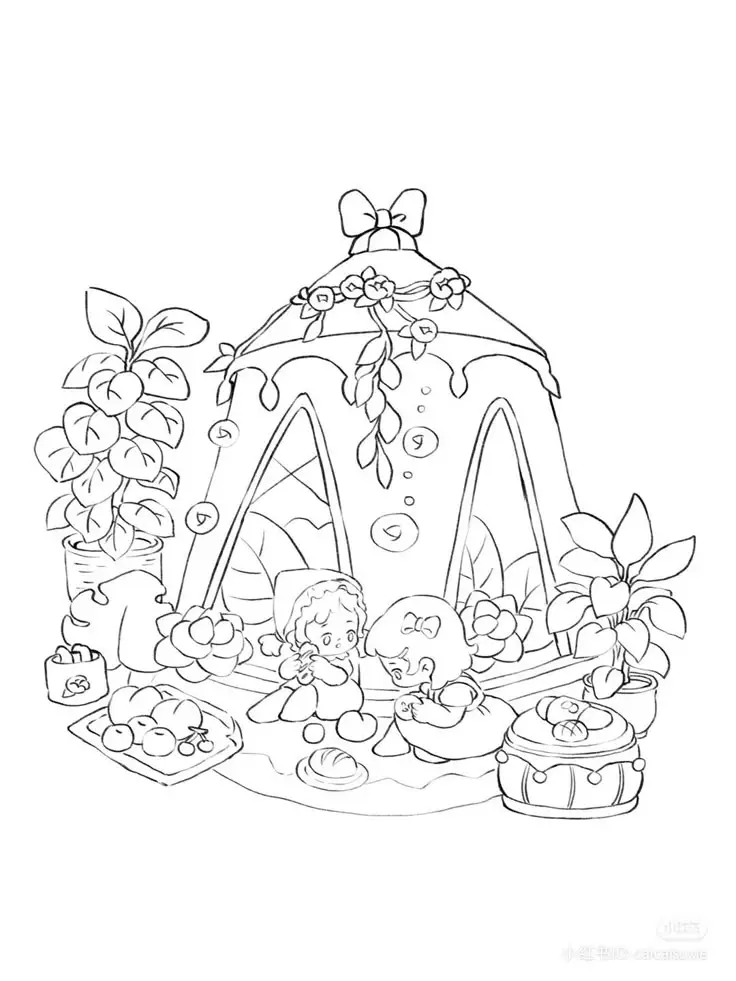 Tranh Tô Màu Phong Cảnh Giúp Giải Trí Cho Người Lớn 62