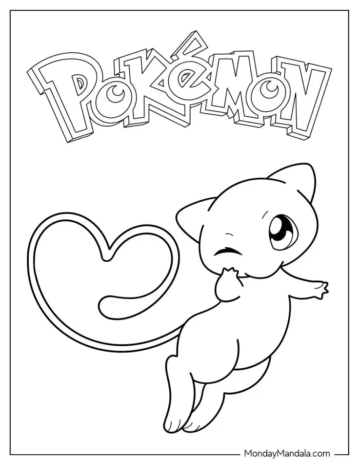 Tranh Tô Màu Pokémon Tiến Hóa Mega: 50 Hình Ảnh Hấp Dẫn 24