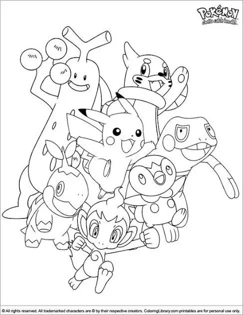 Tranh Tô Màu Pokémon Tiến Hóa Mega: 50 Hình Ảnh Hấp Dẫn 27