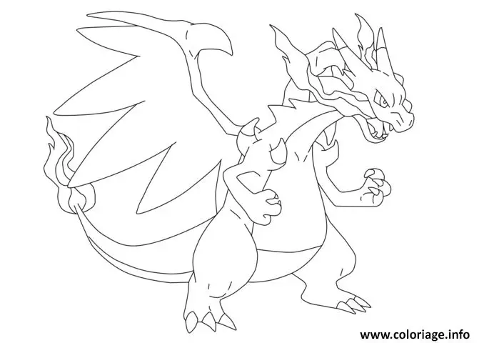 Tranh Tô Màu Pokémon Tiến Hóa Mega: 50 Hình Ảnh Hấp Dẫn 30