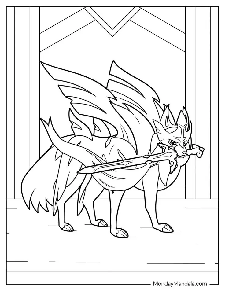 Tranh Tô Màu Pokémon Tiến Hóa Mega: 50 Hình Ảnh Hấp Dẫn 40