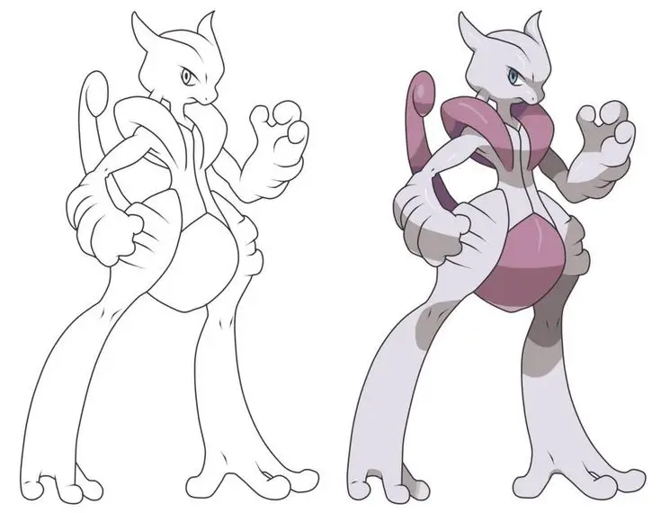 Tranh Tô Màu Pokémon Tiến Hóa Mega: 50 Hình Ảnh Hấp Dẫn 41