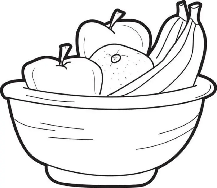 Tranh Tô Màu Rau Củ Quả Tươi Tắn 47