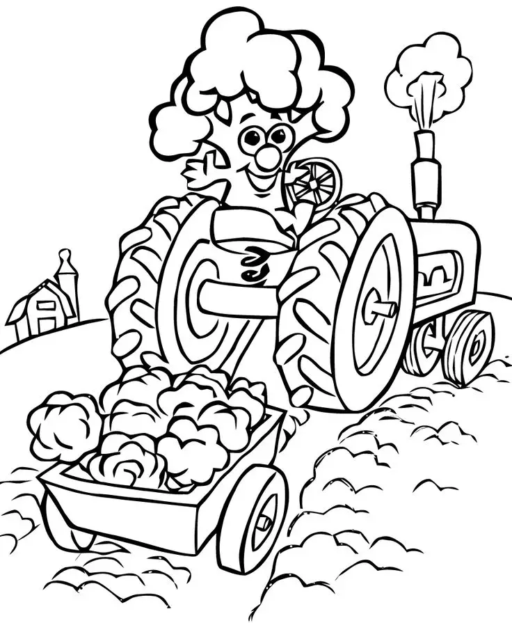 Tranh Tô Màu Rau Củ Quả Tươi Tắn 48