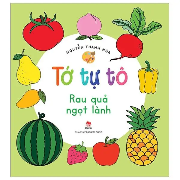 Tranh Tô Màu Rau Củ Quả Tươi Tắn 57
