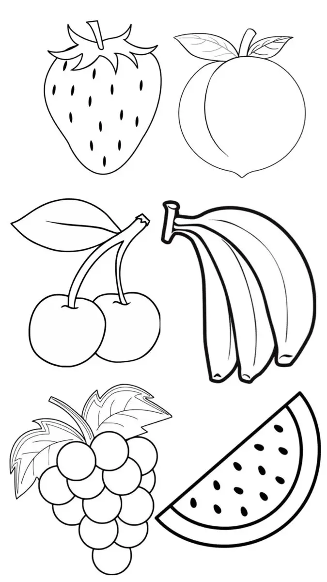 Tranh Tô Màu Rau Củ Quả Tươi Tắn 69