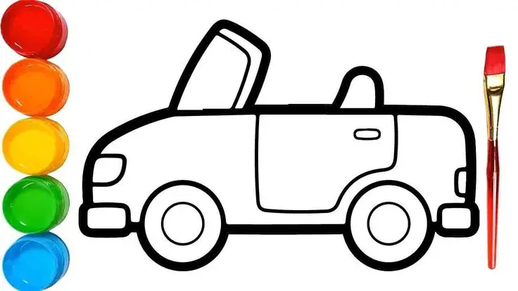 Tranh tô màu siêu xe - Bức tranh đầy tốc độ và màu sắc 16