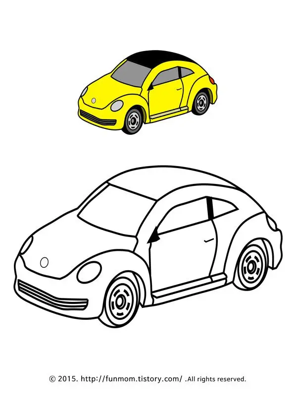 Tranh tô màu siêu xe - Bức tranh đầy tốc độ và màu sắc 43