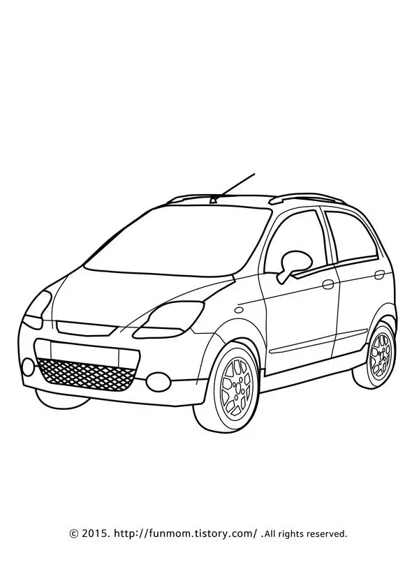 Tranh tô màu siêu xe - Bức tranh đầy tốc độ và màu sắc 53