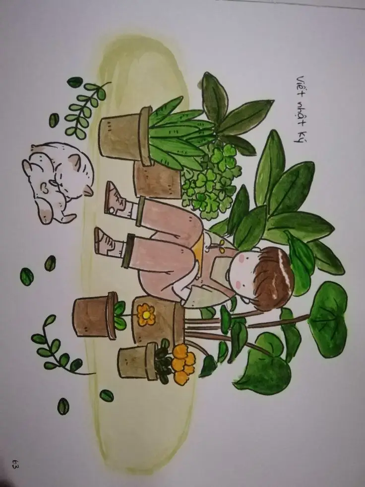Tranh Tô Màu Tô Bình Yên Vẽ Hạnh Phúc - Gợi Ý Tô Màu 19