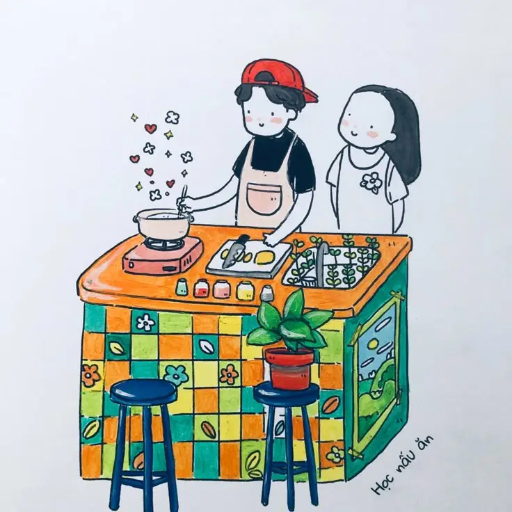 Tranh Tô Màu Tô Bình Yên Vẽ Hạnh Phúc - Gợi Ý Tô Màu 24