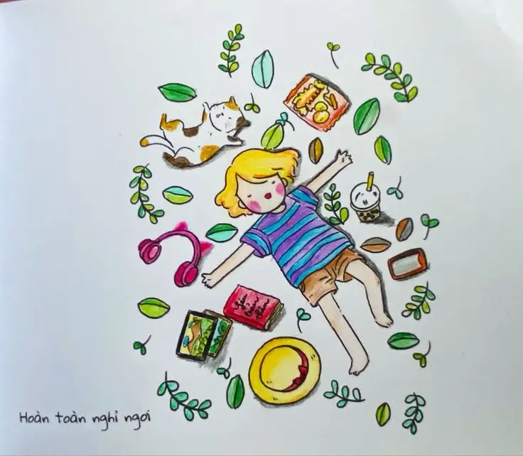 Tranh Tô Màu Tô Bình Yên Vẽ Hạnh Phúc - Gợi Ý Tô Màu 77