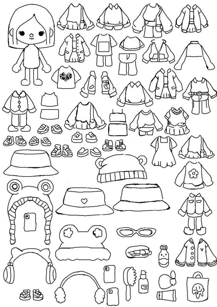 Tranh Tô Màu Toca Boca - Khám Phá Thế Giới Thú Vị 59