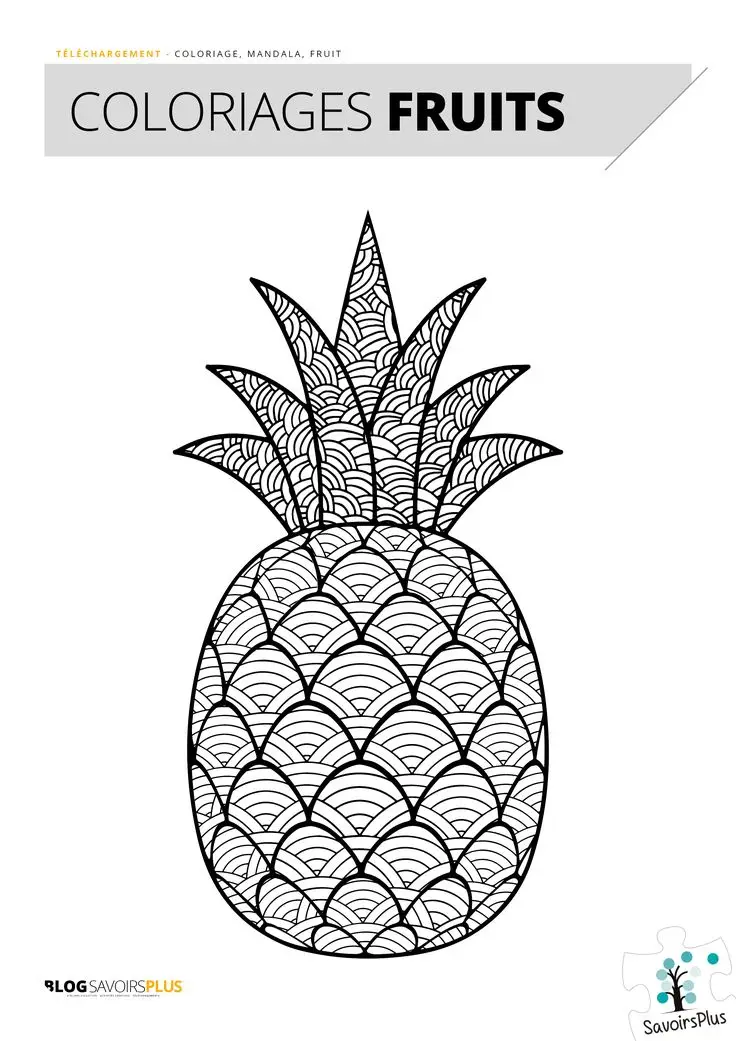 Tranh tô màu trái cây: Sáng tạo và bổ ích cho trẻ nhỏ 48