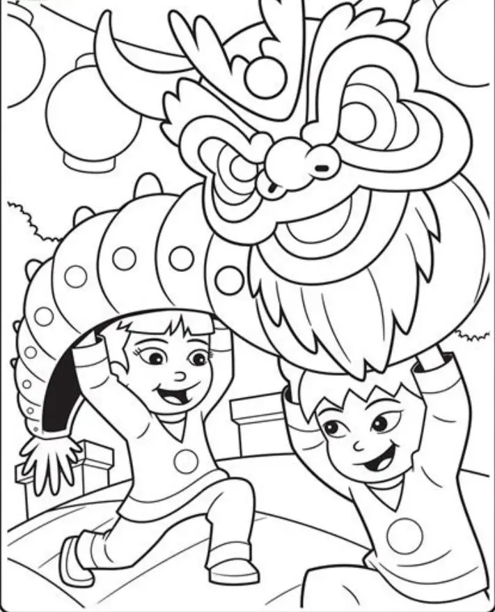 Tranh Tô Màu Trung Thu Lãng Mạn 9