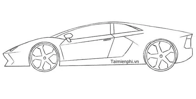 Tranh tô màu xe cảnh sát hấp dẫn cho bé 10