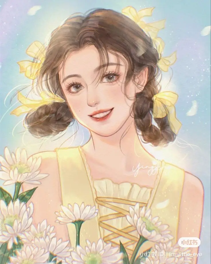 Tranh Vẽ Cô Gái Mặc Áo Dài: Sự Thanh Lịch Trong Từng Đường Nét 21