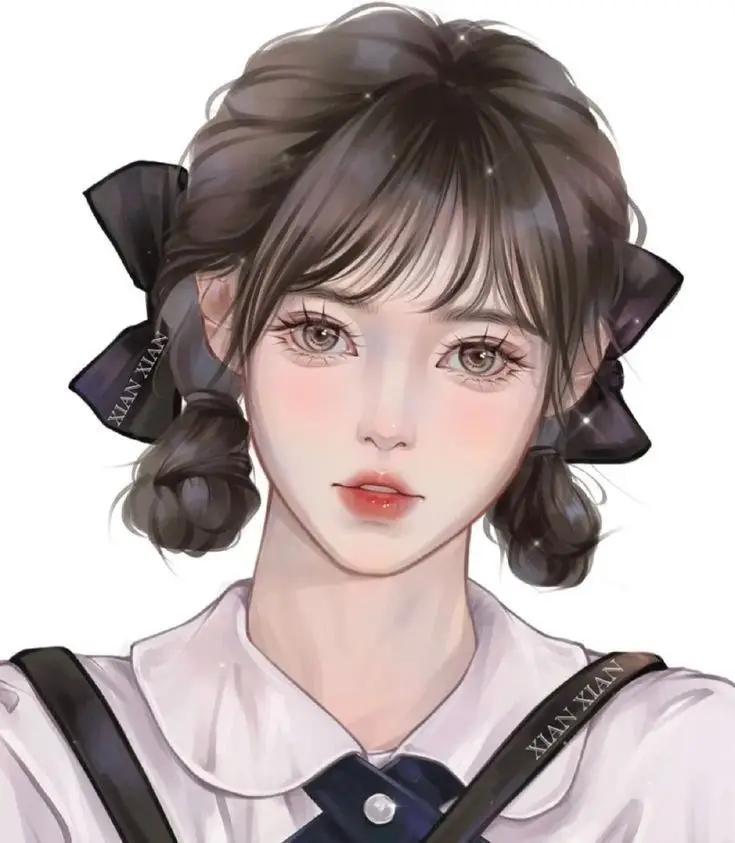 Tranh Vẽ Cô Gái Mặc Áo Dài: Sự Thanh Lịch Trong Từng Đường Nét 33