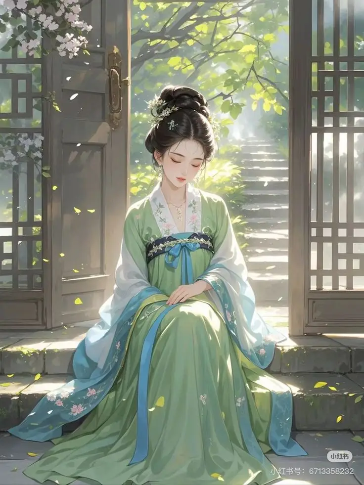 Tranh Vẽ Cô Gái Mặc Áo Dài: Sự Thanh Lịch Trong Từng Đường Nét 39