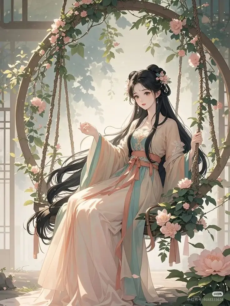 Tranh Vẽ Cô Gái Mặc Áo Dài: Sự Thanh Lịch Trong Từng Đường Nét 44