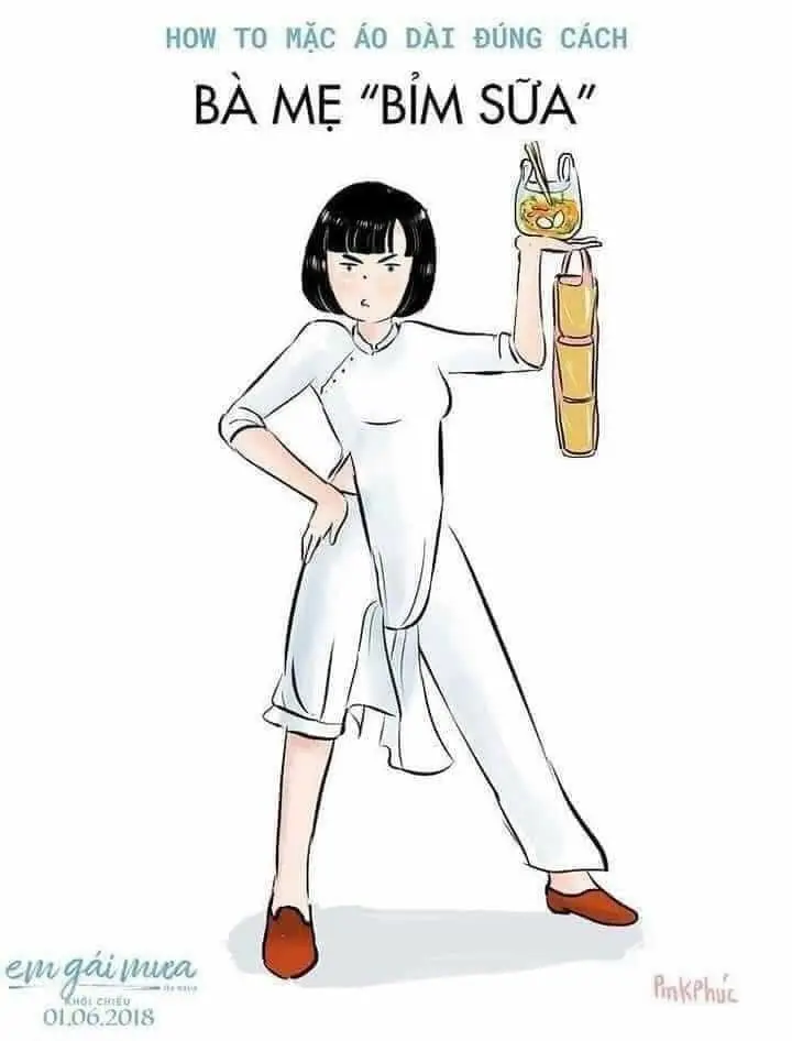 Tranh Vẽ Cô Gái Mặc Áo Dài: Sự Thanh Lịch Trong Từng Đường Nét 49