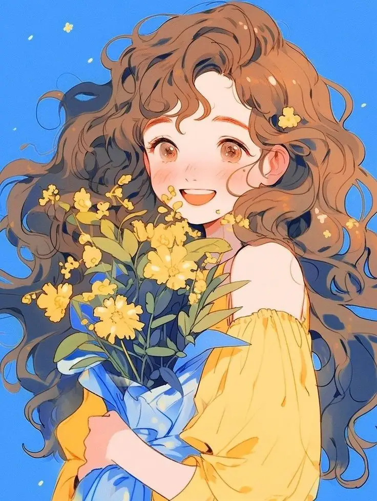 Tranh Vẽ Cô Gái Và Hoa: Sự Hòa Quyện Giữa Con Người Và Thiên Nhiên 5