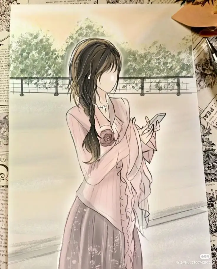 Tranh Vẽ Cô Gái Và Hoa: Sự Hòa Quyện Giữa Con Người Và Thiên Nhiên 17