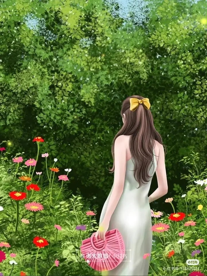 Tranh Vẽ Cô Gái Và Hoa: Sự Hòa Quyện Giữa Con Người Và Thiên Nhiên 59