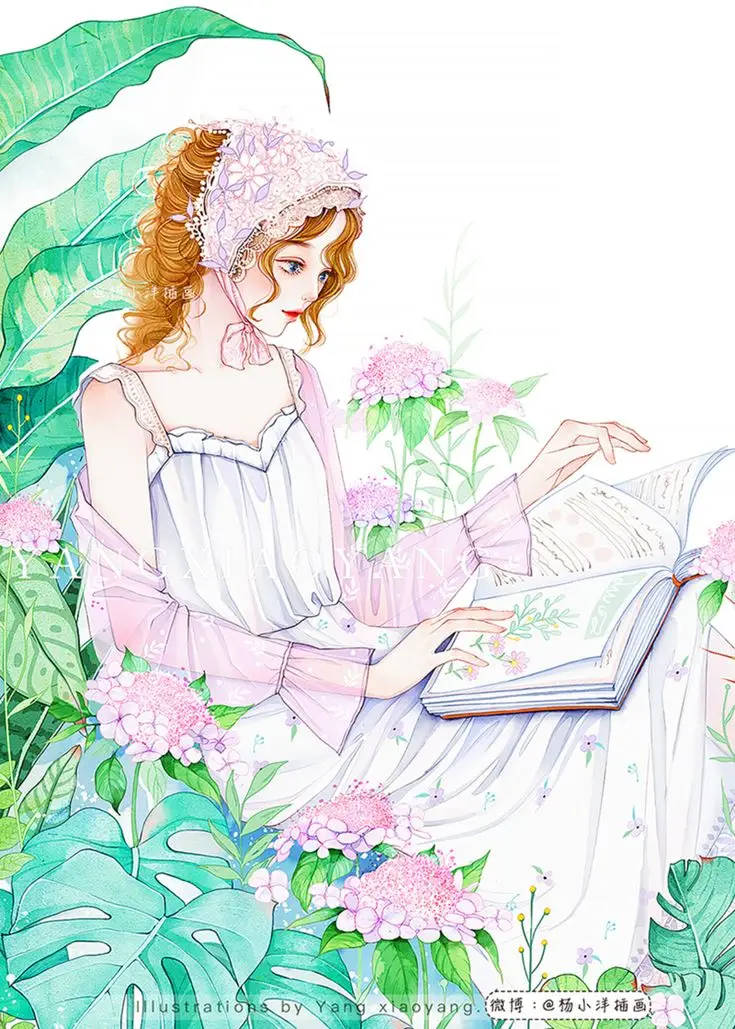 Tranh Vẽ Cô Gái Và Hoa: Sự Hòa Quyện Giữa Con Người Và Thiên Nhiên 70