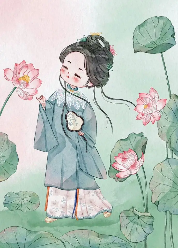 Tranh Vẽ Cô Gái Và Hoa: Sự Hòa Quyện Giữa Con Người Và Thiên Nhiên 72