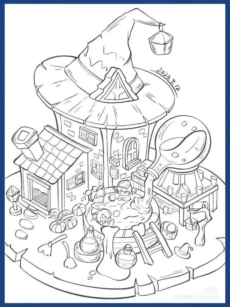 Tranh Vẽ Hồ Gươm Chưa Tô Màu: Hình Ảnh Để Bé Tự Do Thể Hiện Sáng Tạo 20