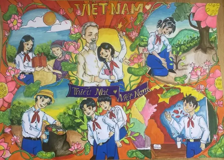 Vẽ Lăng Bác Hồ Chưa Tô Màu - Học Hỏi Lịch Sử Cho Trẻ 46