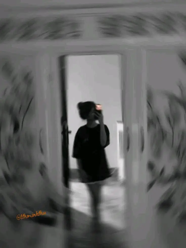 Trước Gương Ảnh Gái K10 Che Mặt - Sự Huyền Bí Trong Hình Ảnh 46