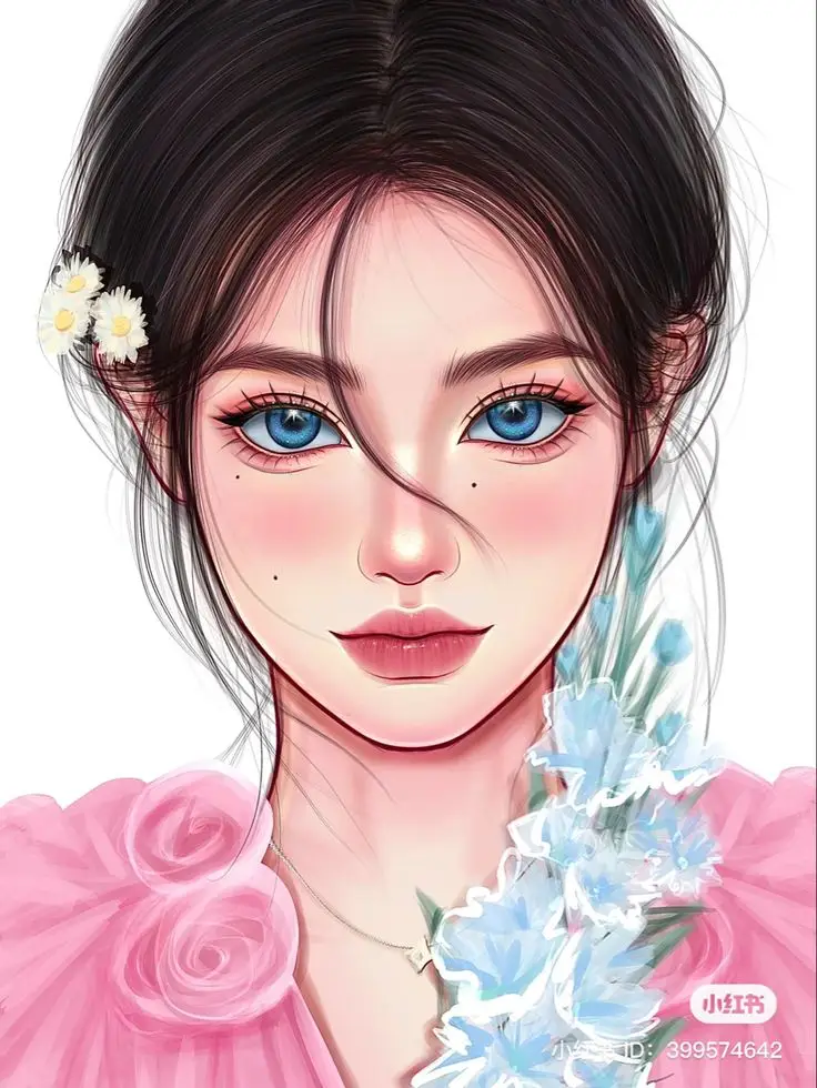 Vẽ Chân Dung Cô Gái Xinh Đẹp 5