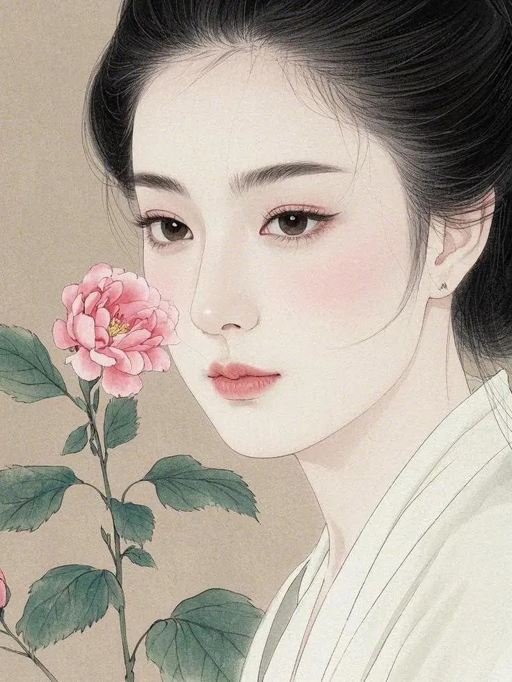 Vẽ Chân Dung Cô Gái Xinh Đẹp 10