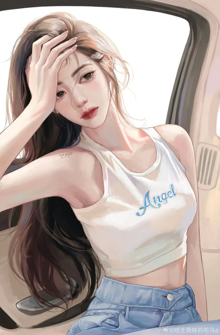 Vẽ Chân Dung Cô Gái Xinh Đẹp 13