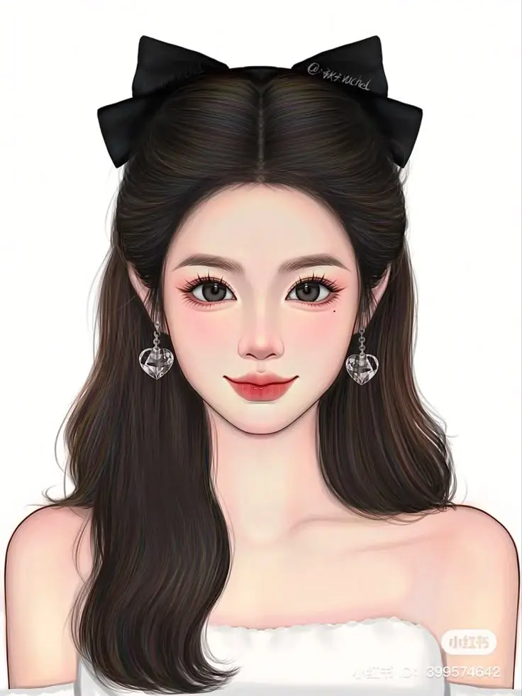 Vẽ Chân Dung Cô Gái Xinh Đẹp 23