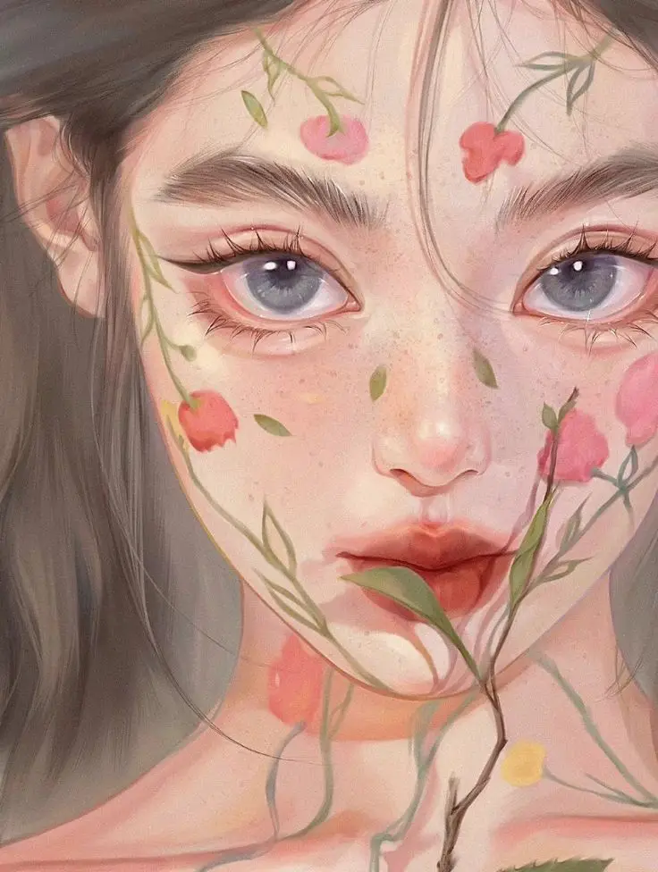 Vẽ Chân Dung Cô Gái Xinh Đẹp 28