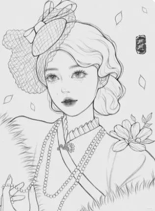 Vẽ Chân Dung Cô Gái Xinh Đẹp 31