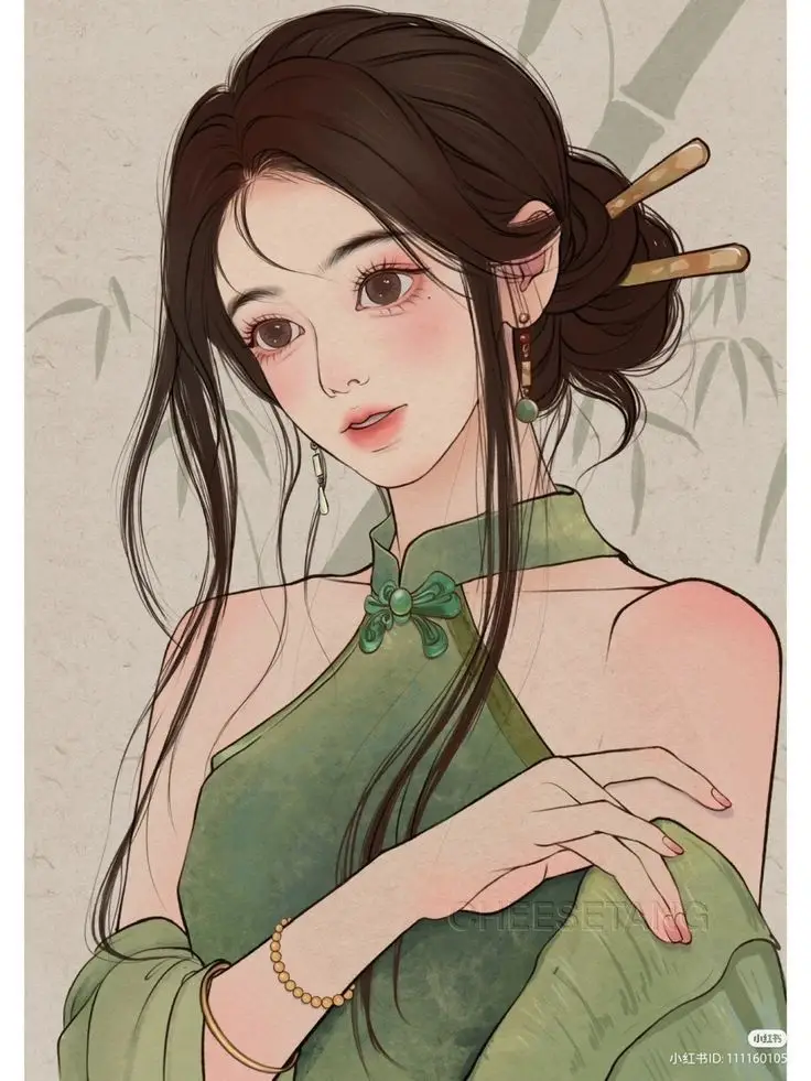 Vẽ Chân Dung Cô Gái Xinh Đẹp 34