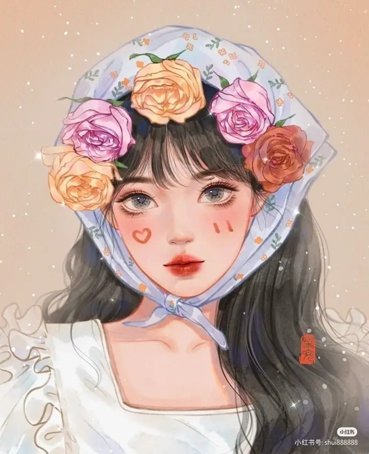 Vẽ Chân Dung Cô Gái Xinh Đẹp 37