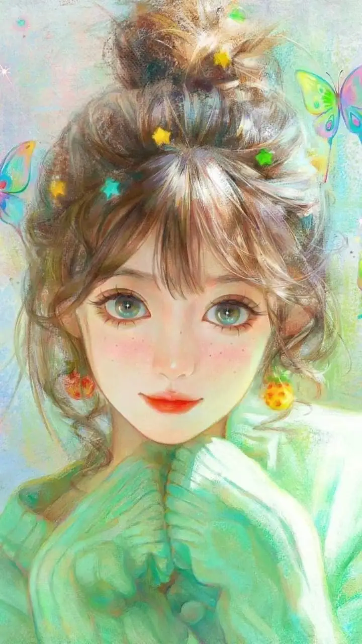 Vẽ Chân Dung Cô Gái Xinh Đẹp 45