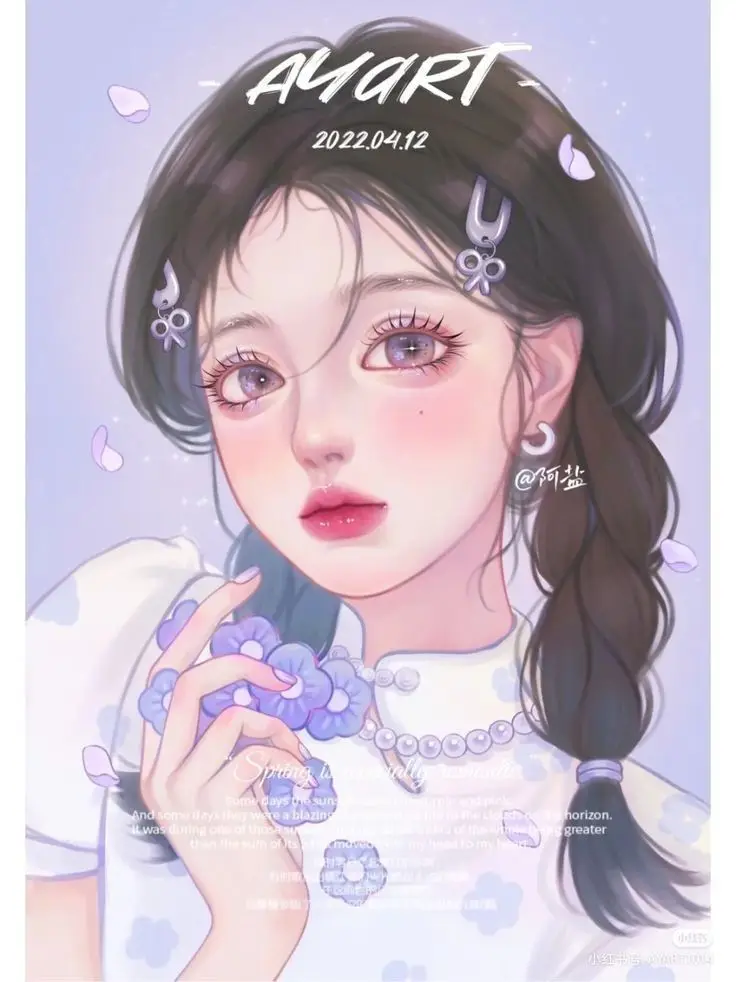 Vẽ Chân Dung Cô Gái Xinh Đẹp 50