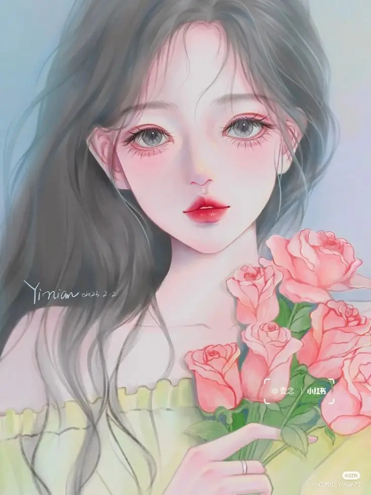 Vẽ Chân Dung Cô Gái Xinh Đẹp 53