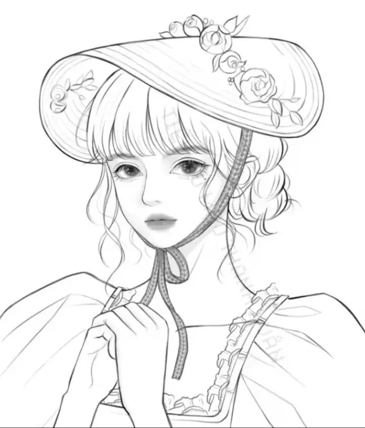 Vẽ Chân Dung Cô Gái Xinh Đẹp 56